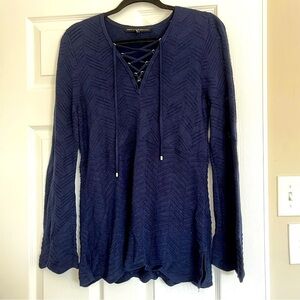 White House Black Market bell sleeves blouse medium